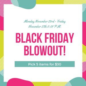 Black Friday Blowout!